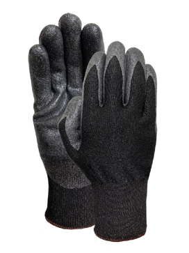 CUT 5 Black HPPE with nitrile foam glove