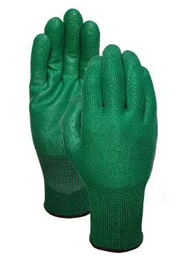 CUT 3 Green HPPE with nitrile foam glove