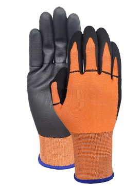 13G  nylon/spandex + NBR foam palm coating glove