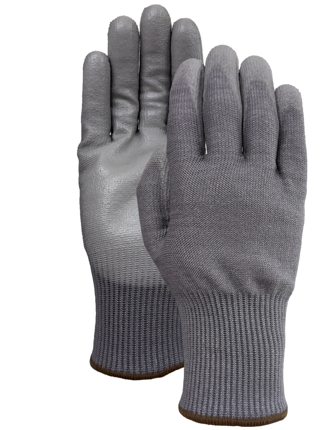 13Gauge HPPE, Tungsten fiber, Nylon, Spandex with Gray PU palm dip glove