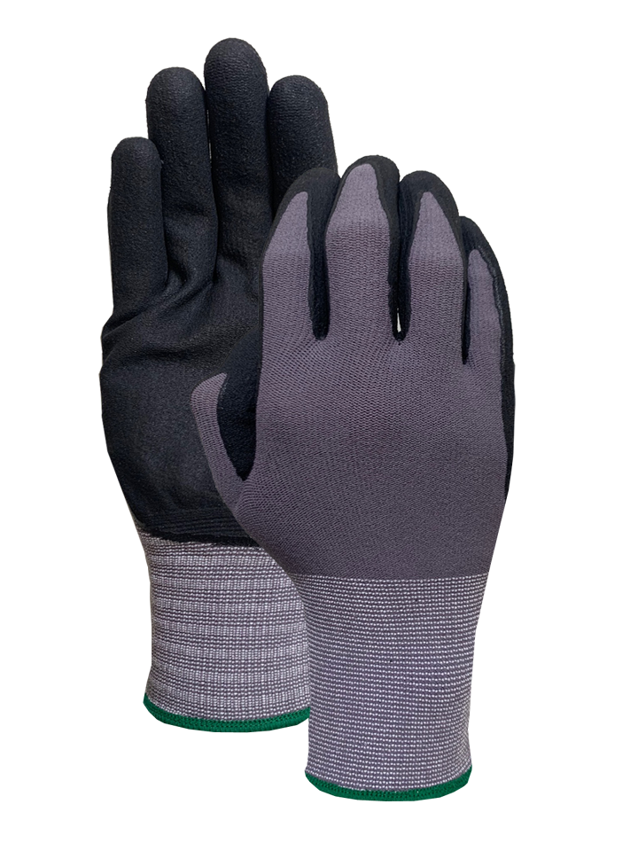 Nylon with Nitrile micro finish glove